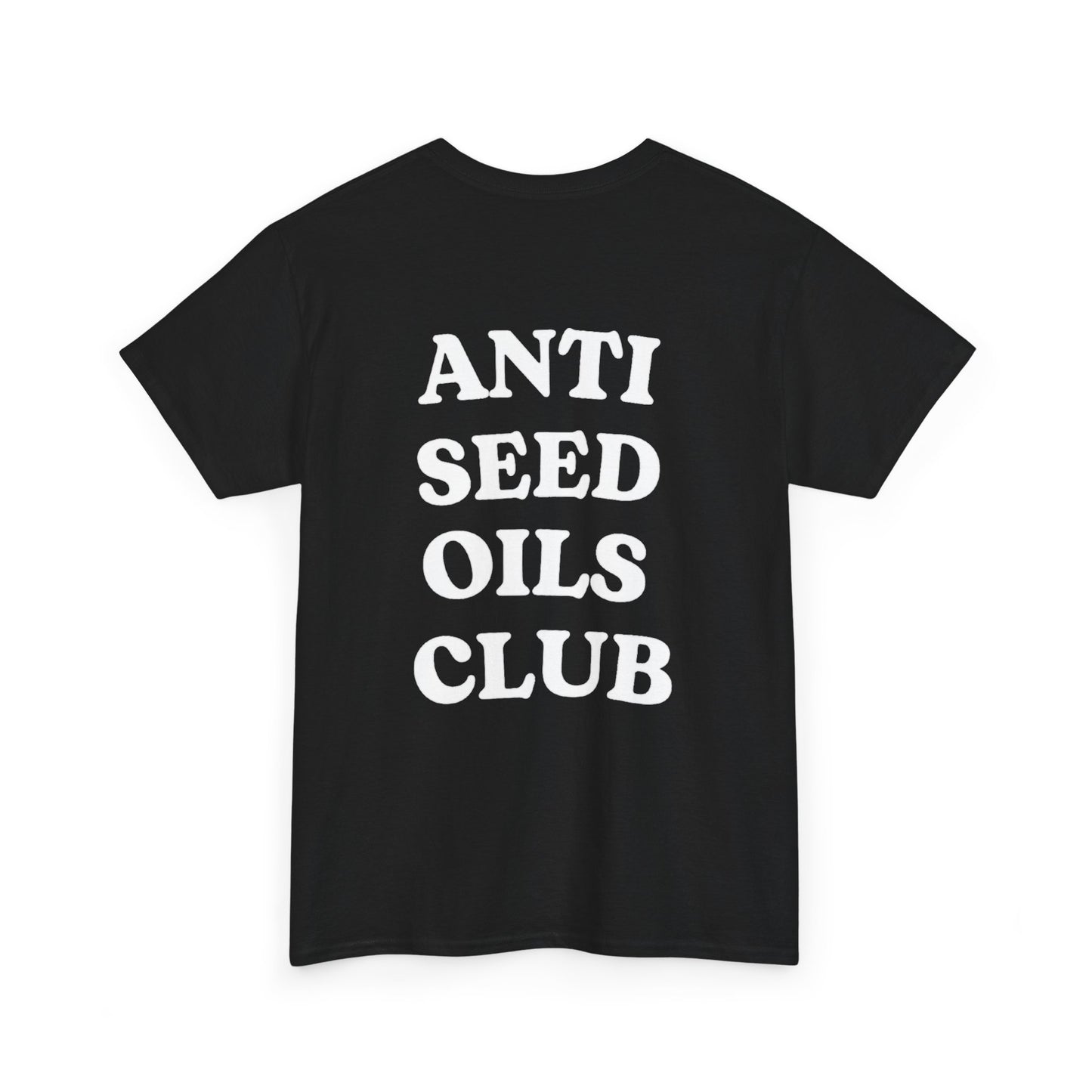 Anti Seed Oils Club T‑Shirt — Retro Bold Graphic Tee