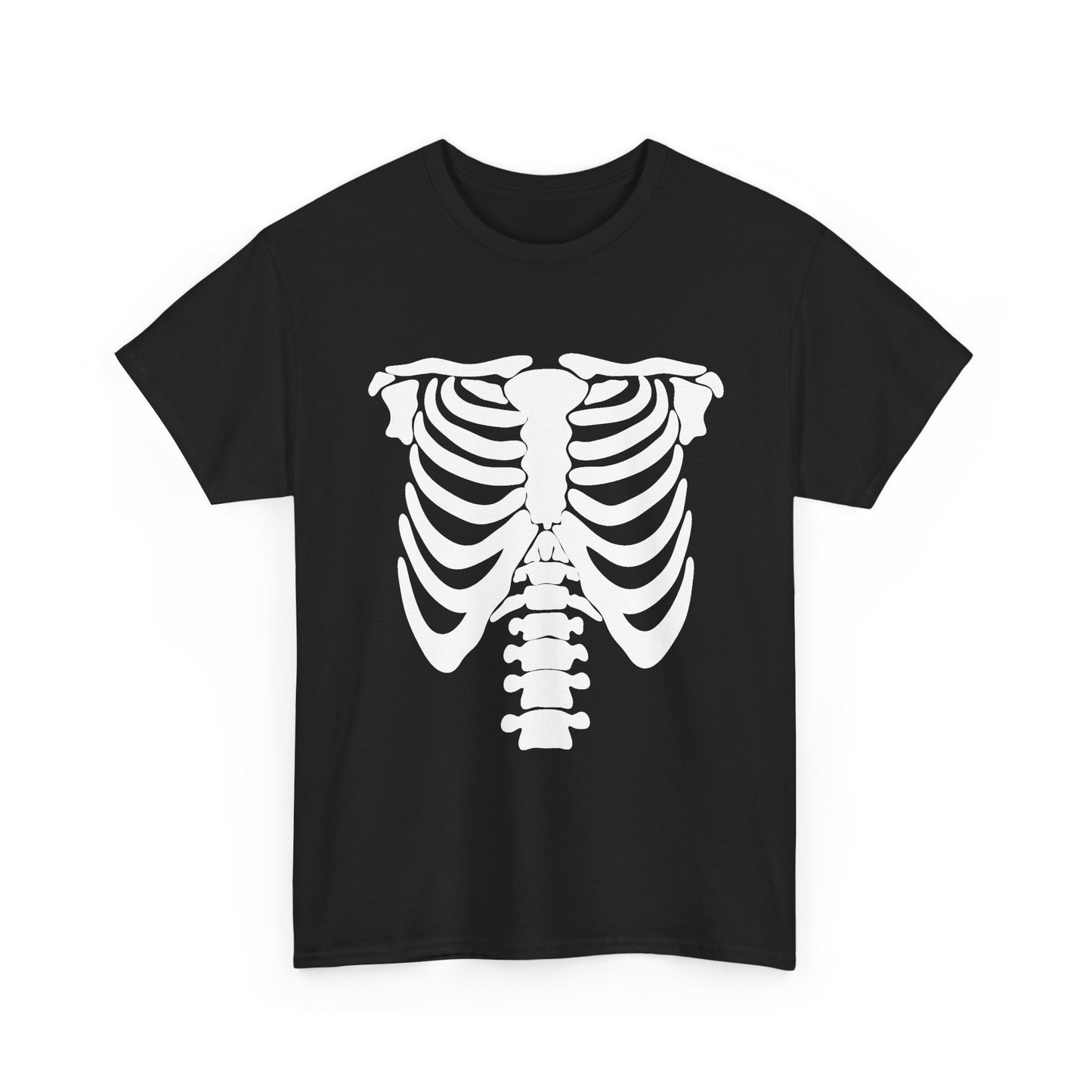 Skeleton Ribcage Tee – Halloween Skull Costume T-Shirt