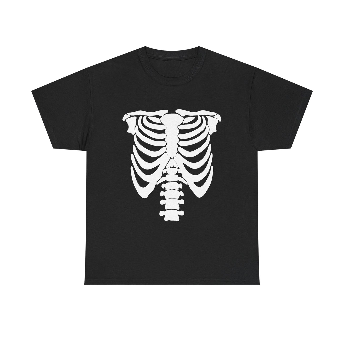Skeleton Ribcage Tee – Halloween Skull Costume T-Shirt