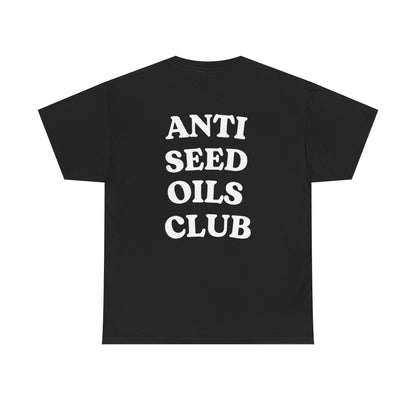Anti Seed Oils Club T‑Shirt — Retro Bold Graphic Tee